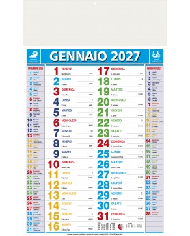Calendari Olandesi Standard Multicolor Santa Teresa di Riva - Messina