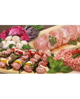 Calendari Illustrati 12 Fogli Carne Santa Teresa di Riva - Messina
