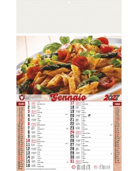 Calendari Illustrati 12 Fogli Gastronomia Santa Teresa di Riva - Messina