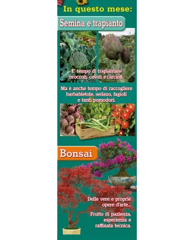 Calendari Illustrati 12 Fogli Orto e Giardino Santa Teresa di Riva - Messina