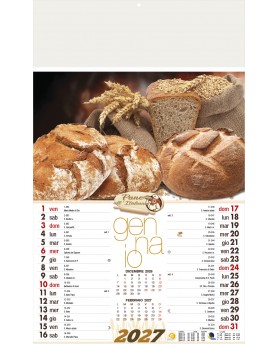 Calendari Illustrati 12 Fogli Pane Santa Teresa di Riva - Messina