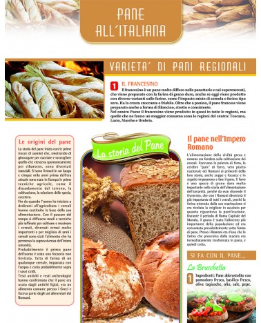Calendari Illustrati 12 Fogli Pane Santa Teresa di Riva - Messina