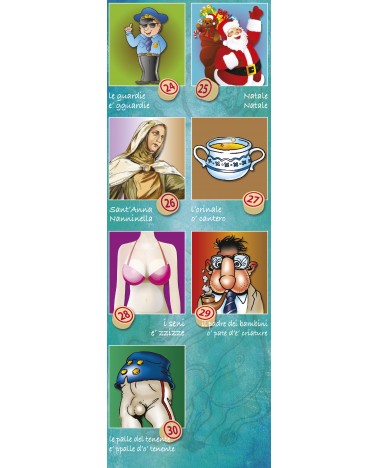 Calendari Illustrati 12 Fogli Cabala Santa Teresa di Riva - Messina