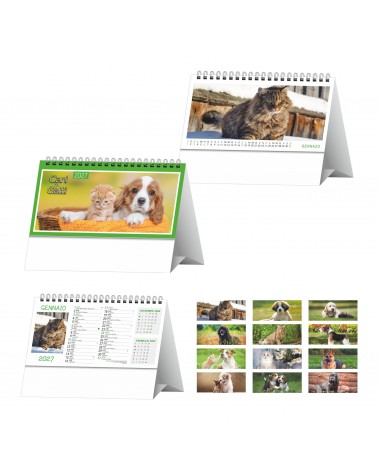 Calendari da Tavolo Cani e Gatti da tavolo Santa Teresa di Riva - Messina